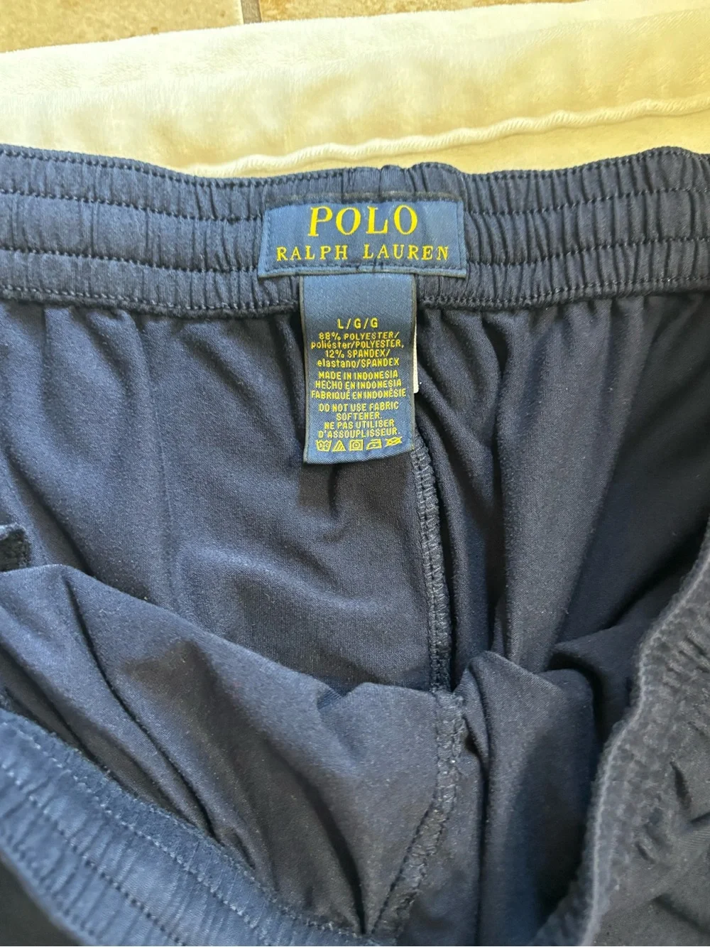 Polo by Ralph Lauren Navy Drawstring Joggers
